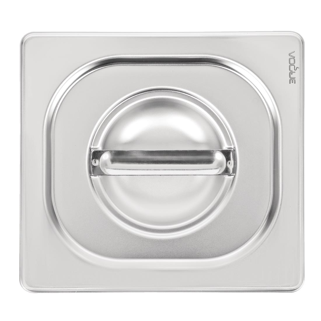 Couvercle inox 18/10 professionnel Vogue GN 1/6 DW459