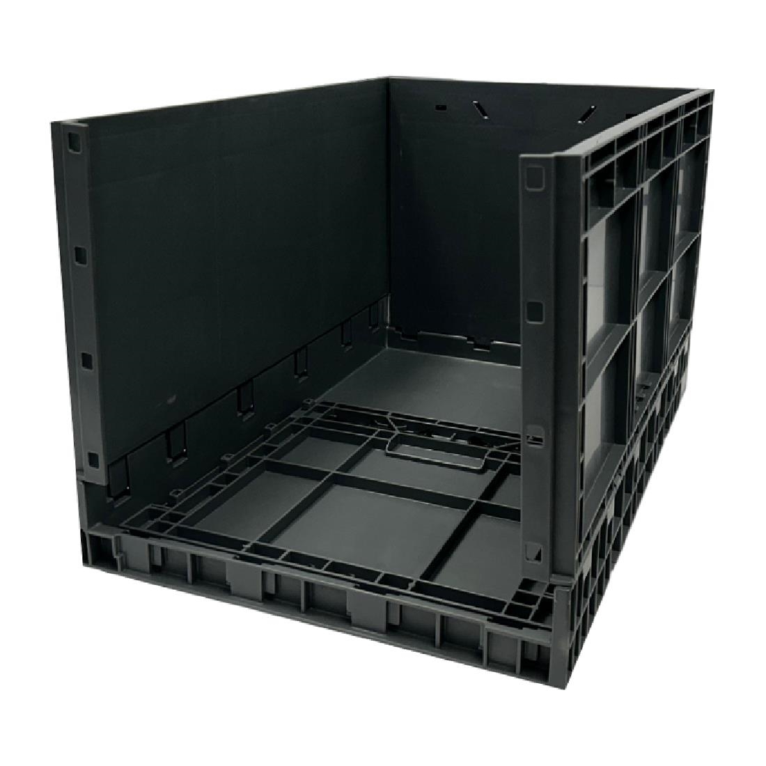 Caisse de transport/stockage pliante en plastique Vogue 594x396x353mm DX997