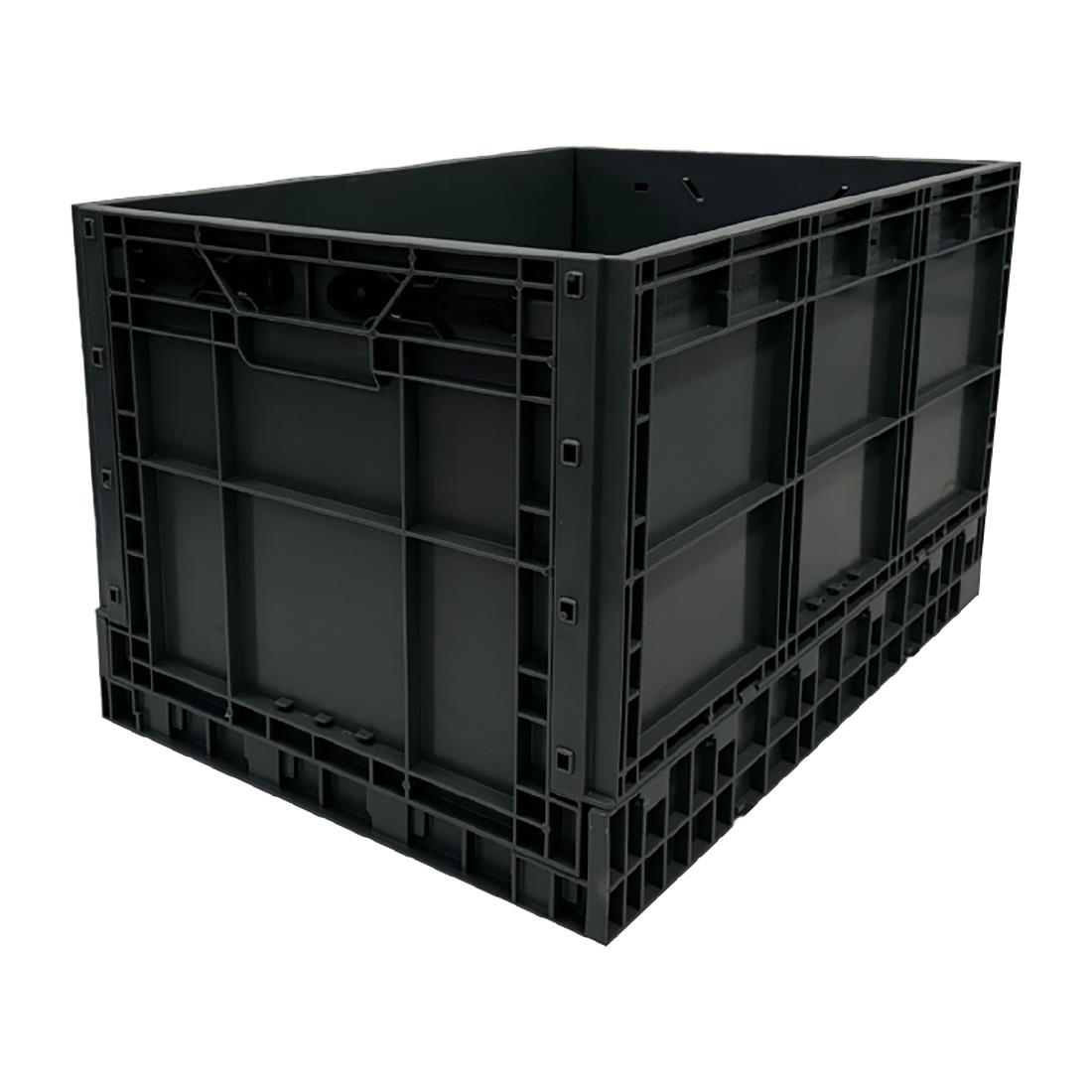 Caisse de transport/stockage pliante en plastique Vogue 594x396x353mm DX997