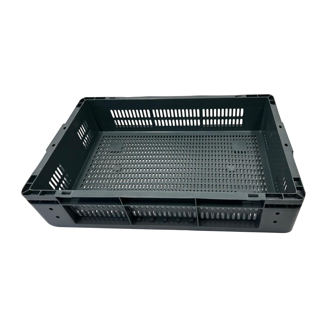Caisse de rangement en plastique perforé Vogue 600x400x120mm DX999