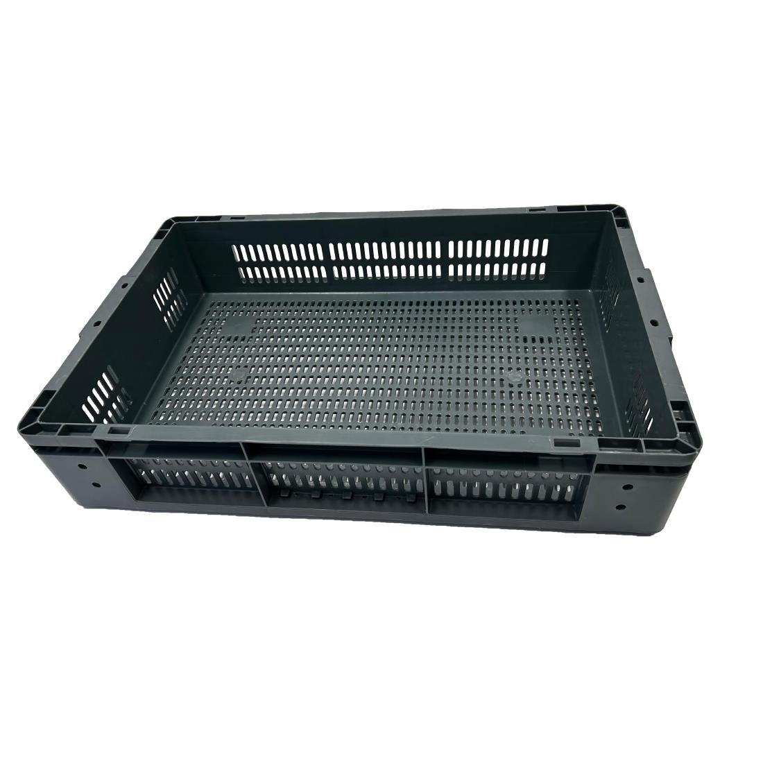 Caisse de rangement en plastique perforé Vogue 600x400x120mm DX999