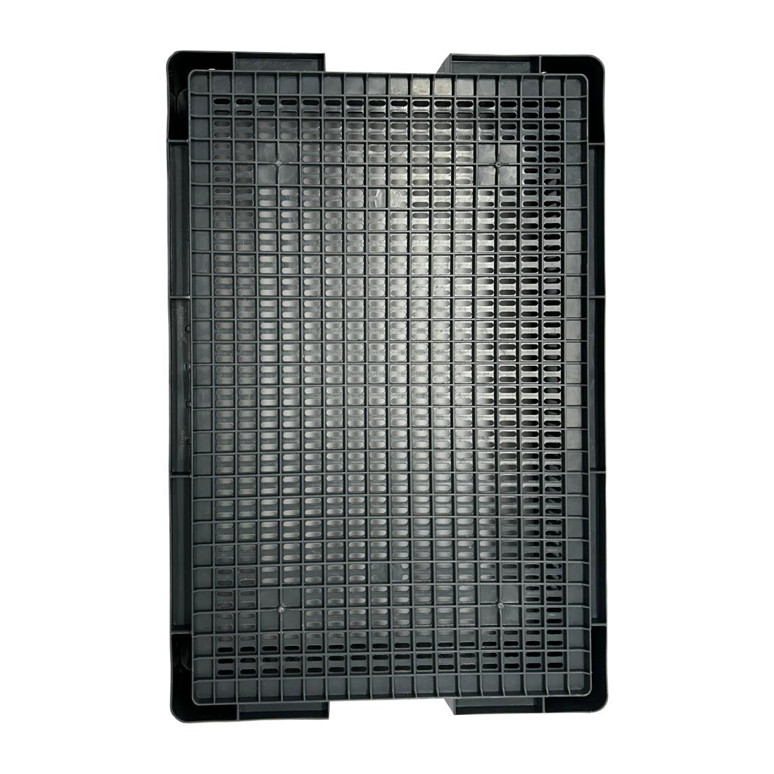 Caisse de rangement en plastique perforé Vogue 600x400x120mm DX999