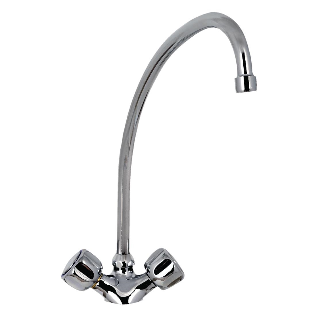 Robinet mélangeur monotrou standard 2 robinets col 200mm Gastro M DY370