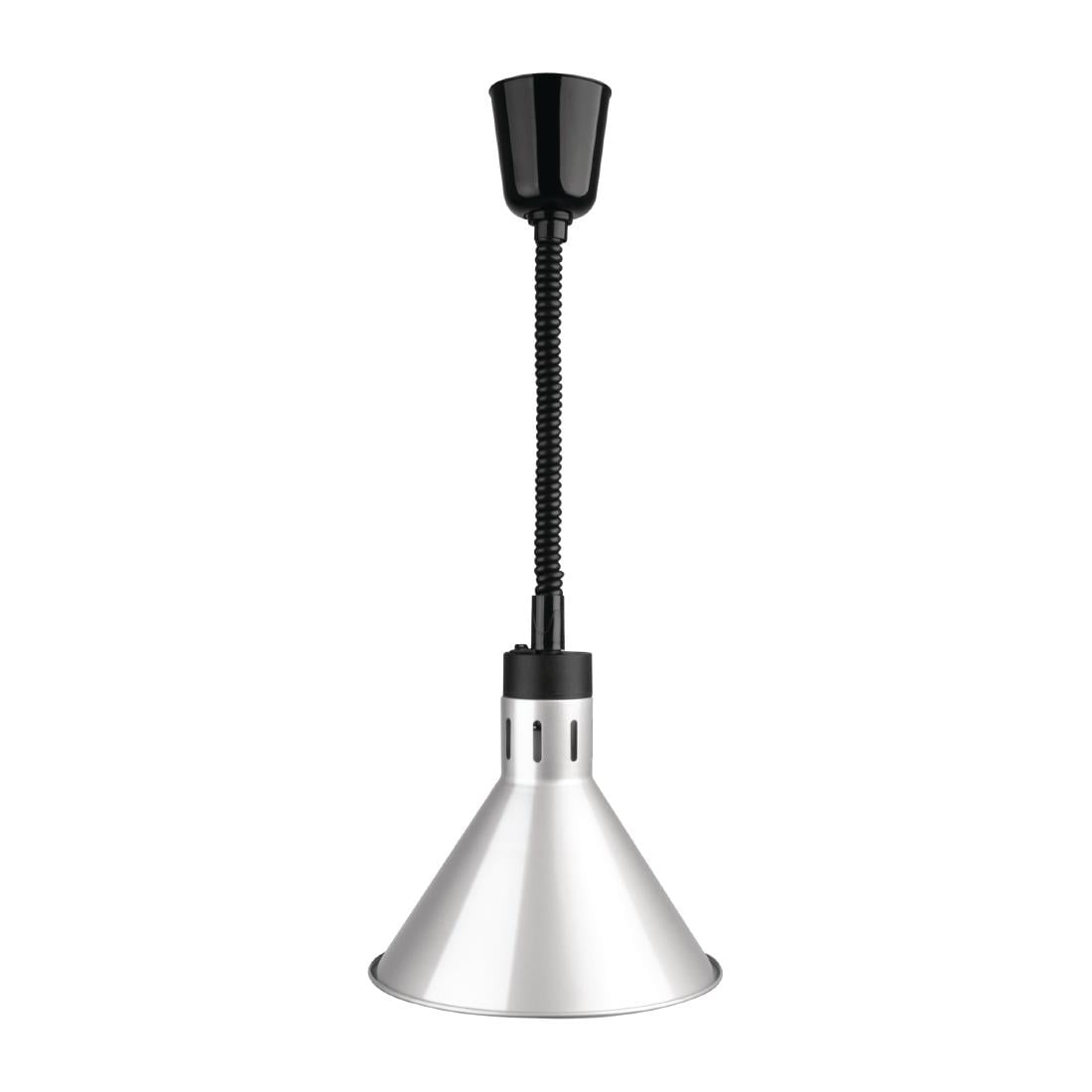 Lampe chauffante conique rétractable Buffalo finition argent DY464