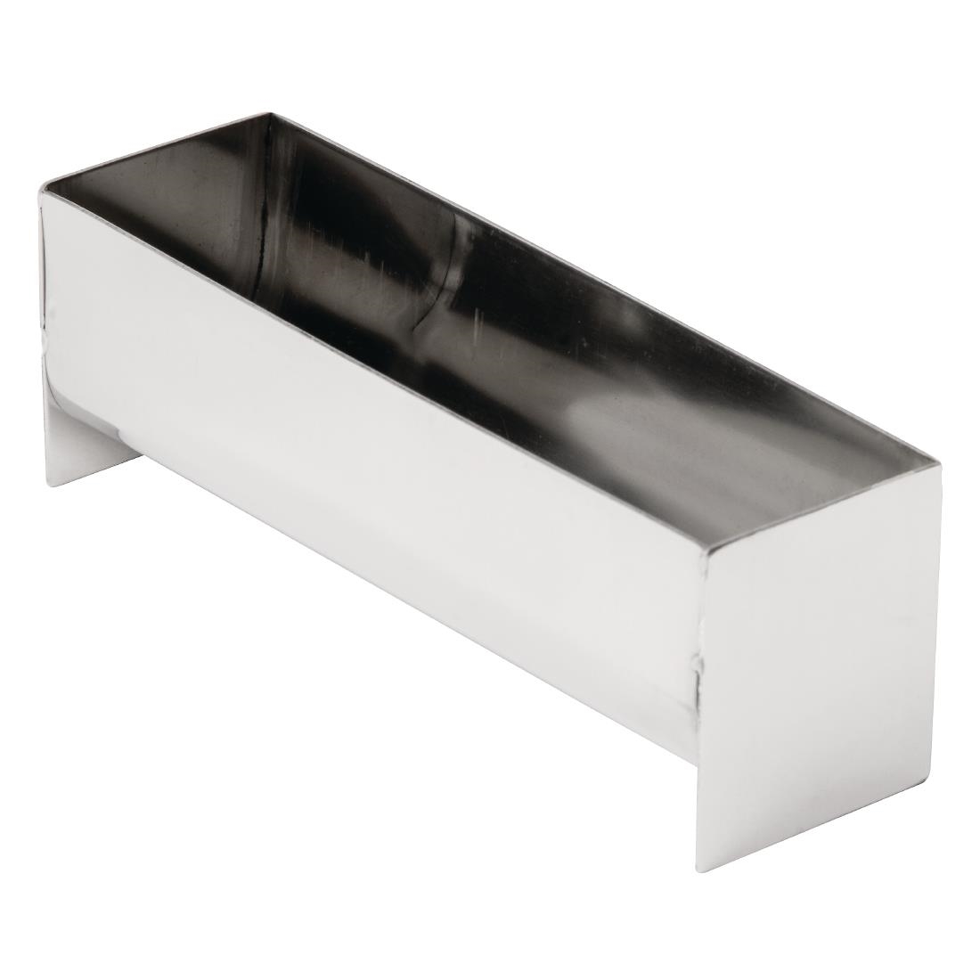 Moule à terrine en acier inoxydable Vogue forme de U 135mm E589