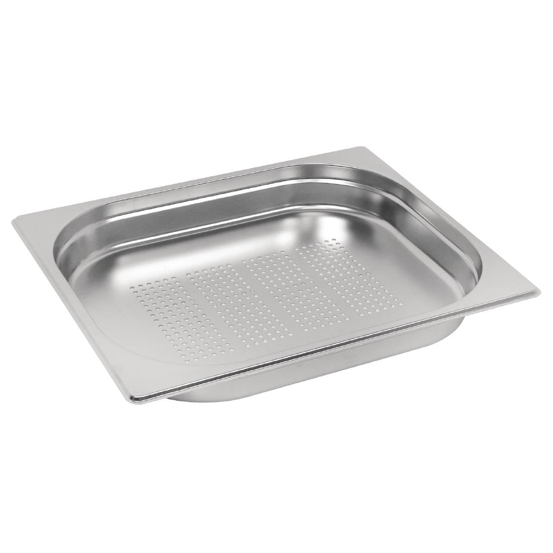 Bac inox perforé GN 1/2 40mm Vogue E698