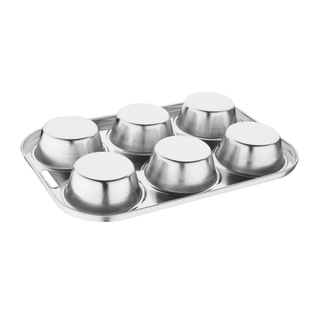 Plaque de 6 moules à muffins profonds Vogue E714