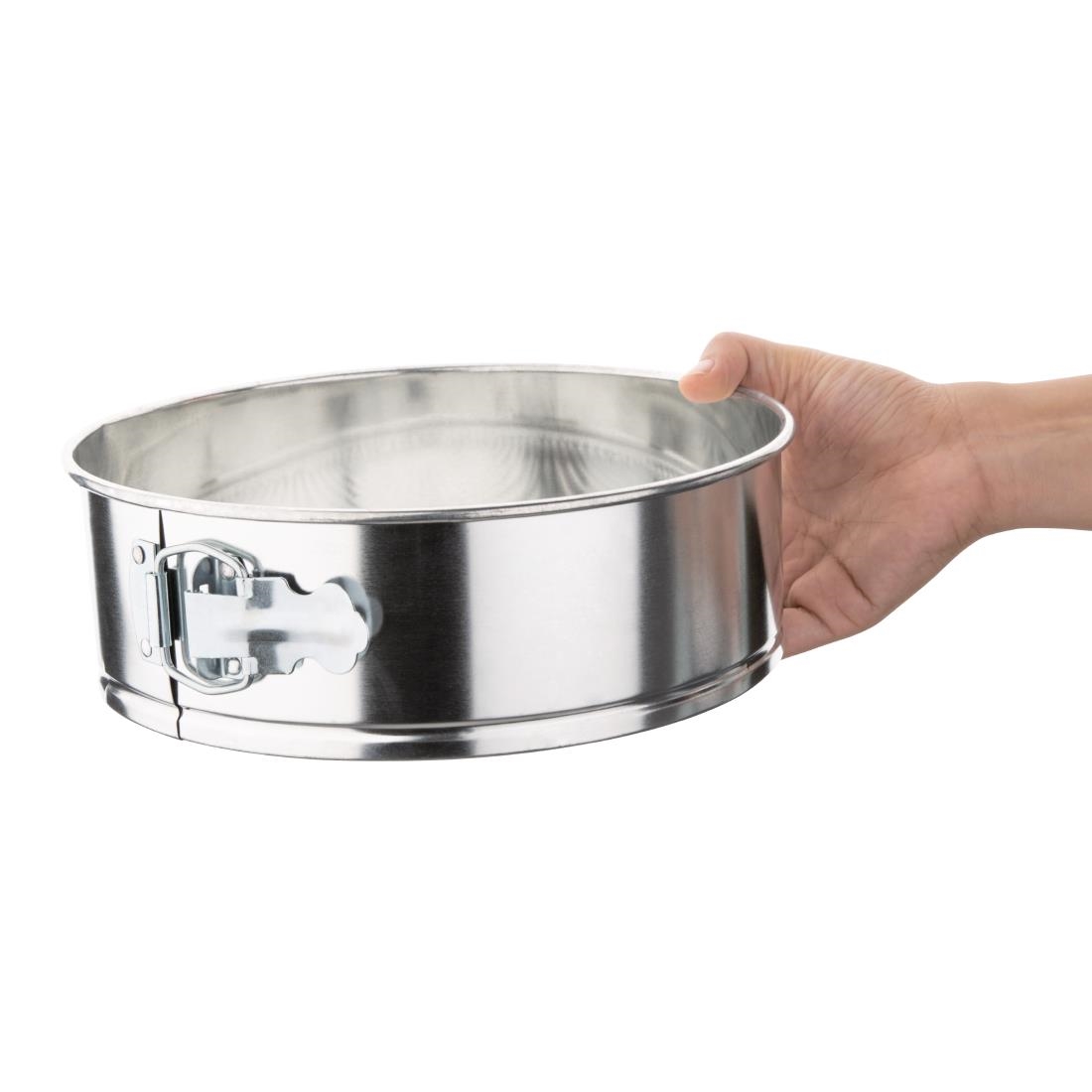 Moule rond à charnière en fer blanc Vogue 220mm E846
