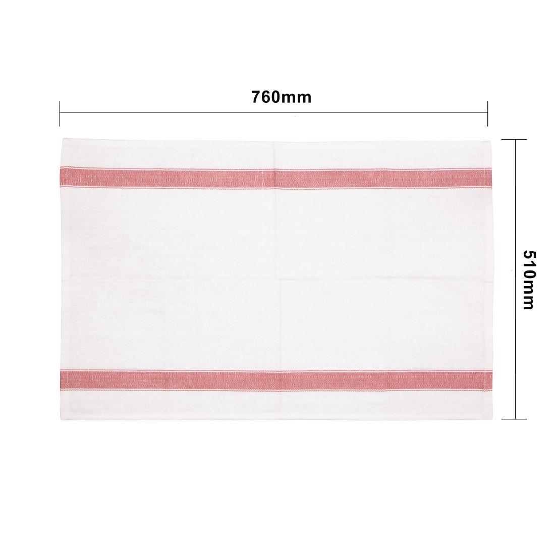 Torchon usage intensif rouge Vogue E915