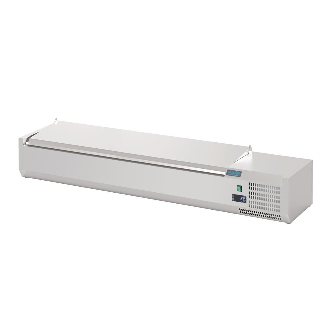 Saladette à poser avec couvercle Polar Série G 7x GN 1/4 FA855