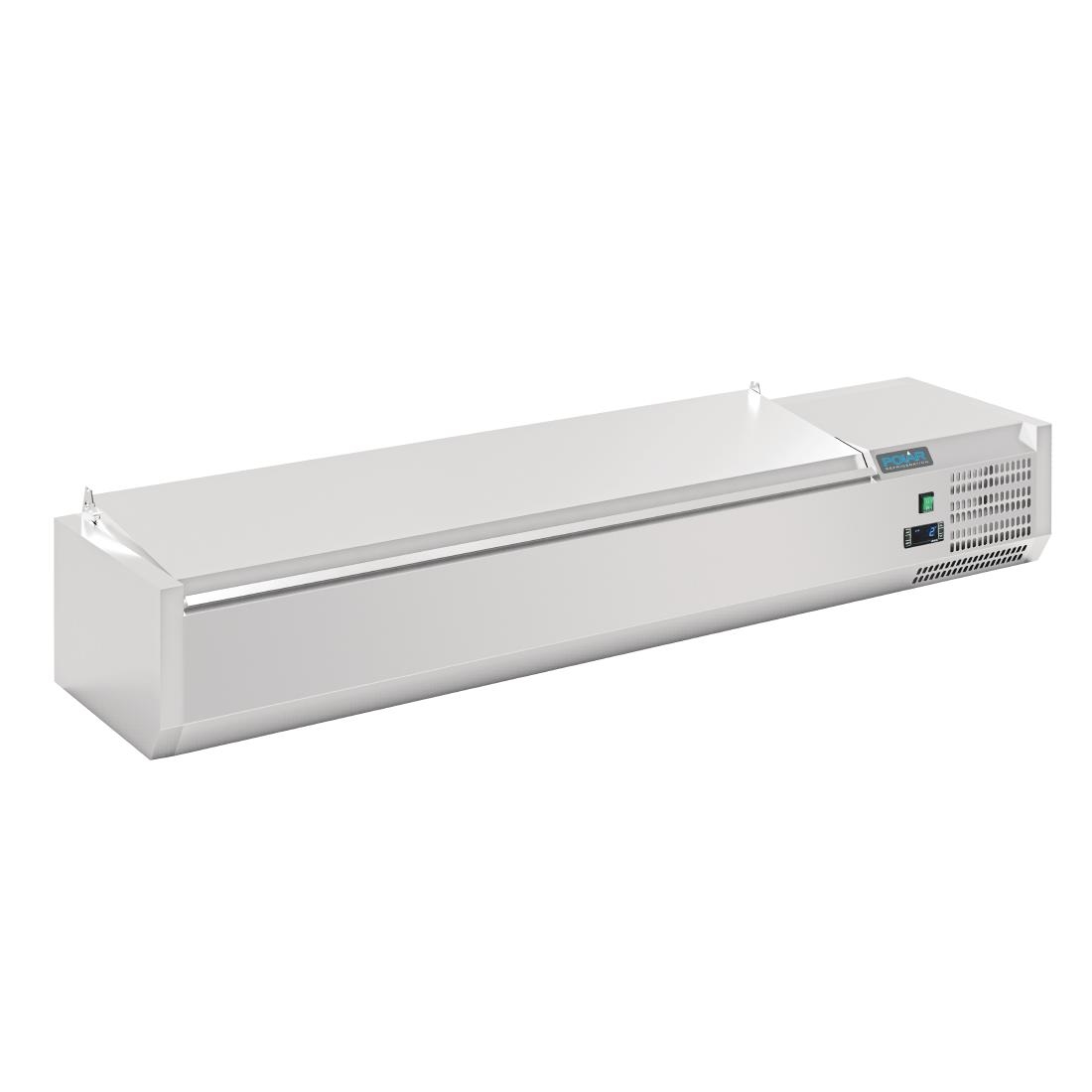 Saladette à poser avec couvercle Polar Série G 7x GN 1/4 FA855