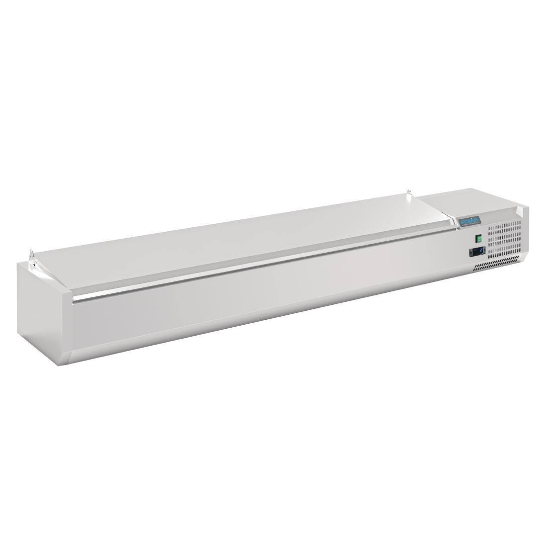 Saladette à poser avec couvercle Polar Série G 10x GN 1/4 FA857