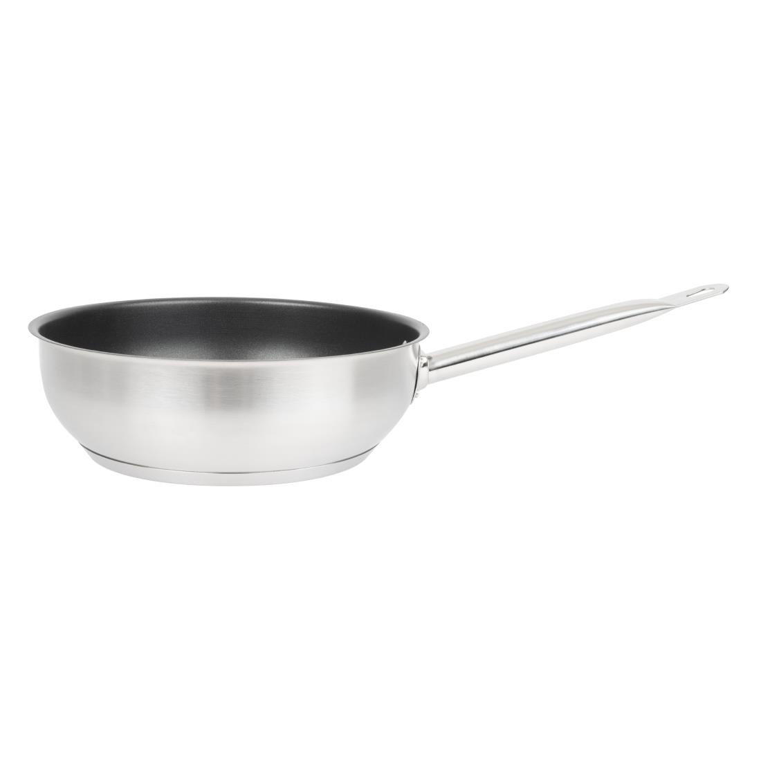 Sauteuse inox antiadhésive Vogue teflon Platinium Plus 240mm FC099