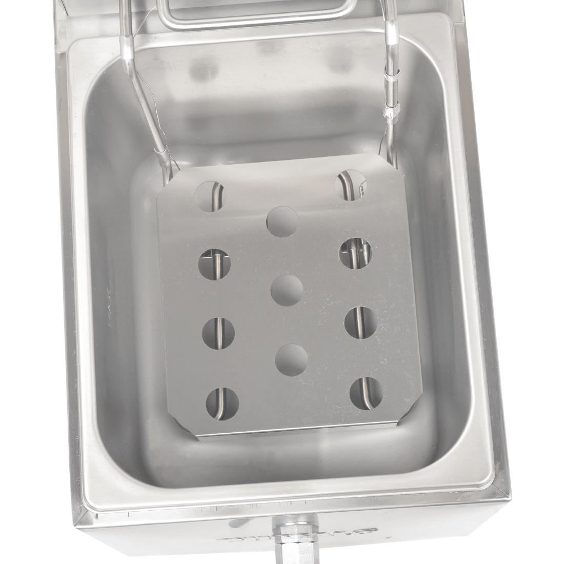 Friteuse simple Buffalo - 1 x 8L 2,9kW avec minuterie FC374