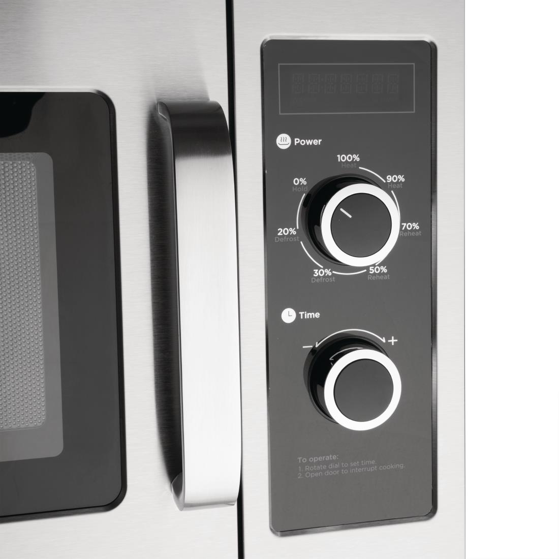 Micro-ondes professionnel manuel Buffalo 34L 1800W FE141