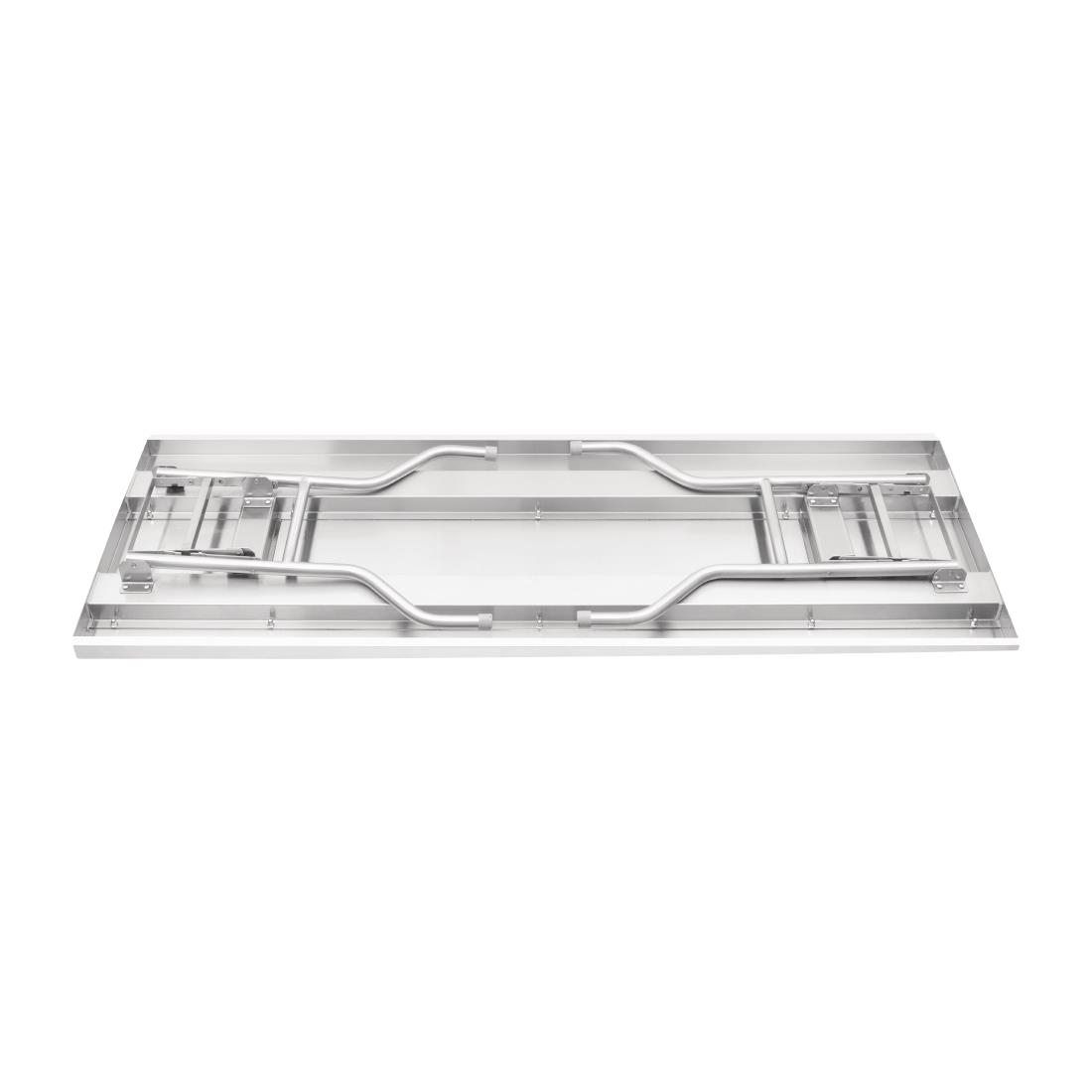 Table de travail pliante inox Vogue 1220x610x780mm FN288