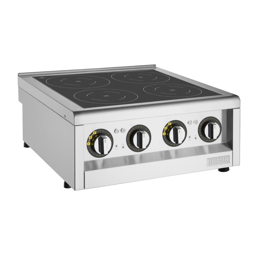 Plaque de cuisson à induction Buffalo Série 600 4 zones 2 x 3 kW FU219