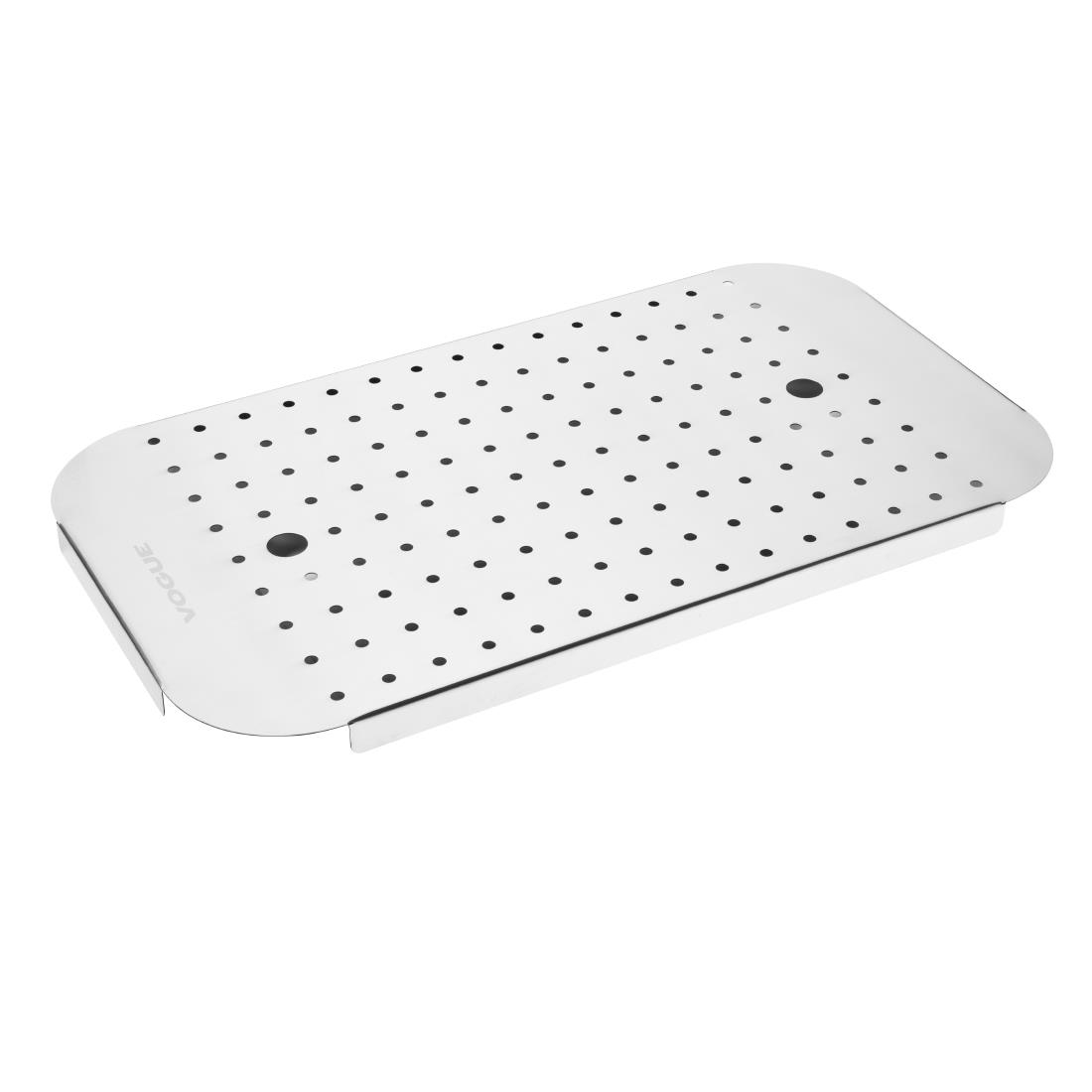 Égouttoir en acier inoxydable Vogue pour GN 1/1 FU266