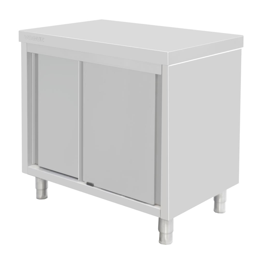 Armoire sur pieds en acier inoxydable Vogue 900x900x600mm FU584