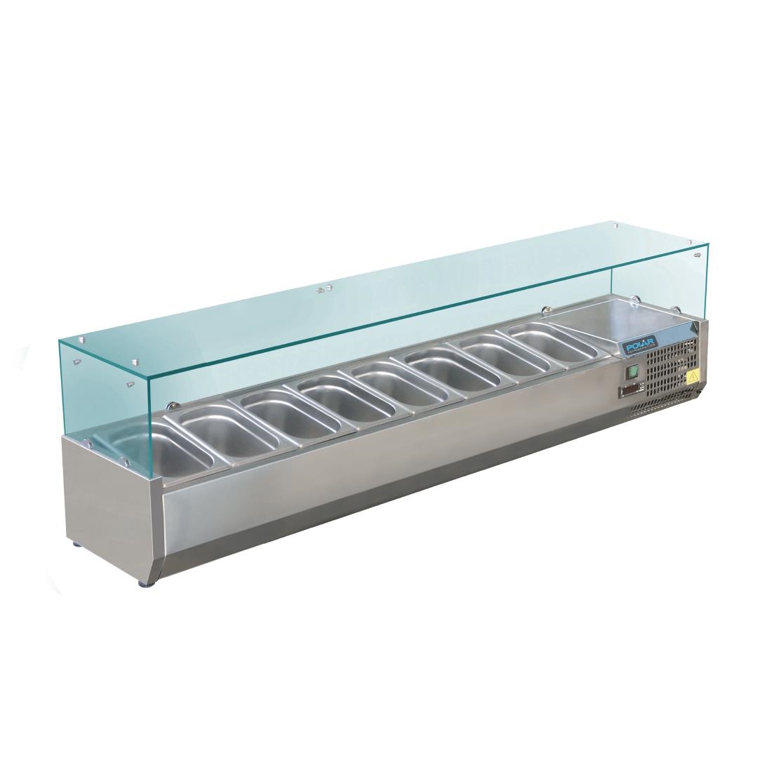 Saladette réfrigérée 8 bacs GN 1/3 Polar Série G GD877
