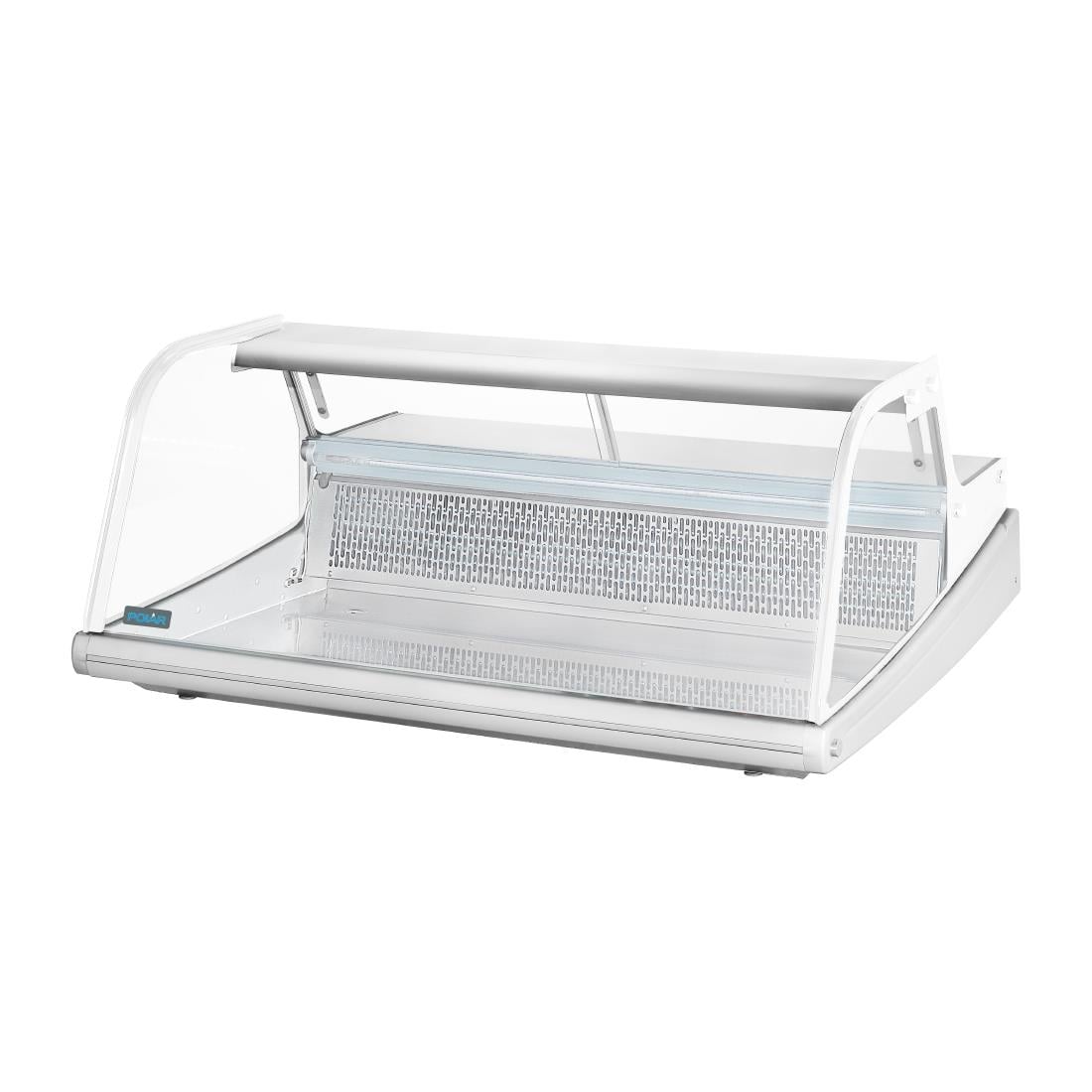 Vitrine réfrigérée de comptoir à poisson Polar Série G 255L GE961
