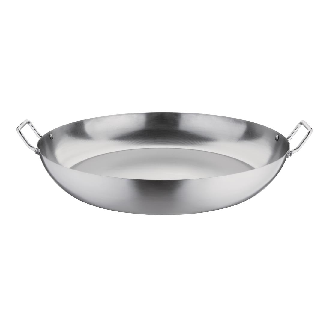 Poêle à paëlla en acier carbone Vogue 508mm GG720