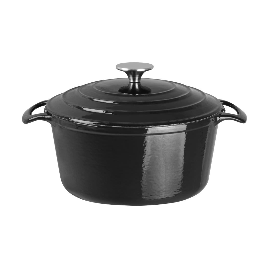 Grande cocotte ronde noire Vogue GH301