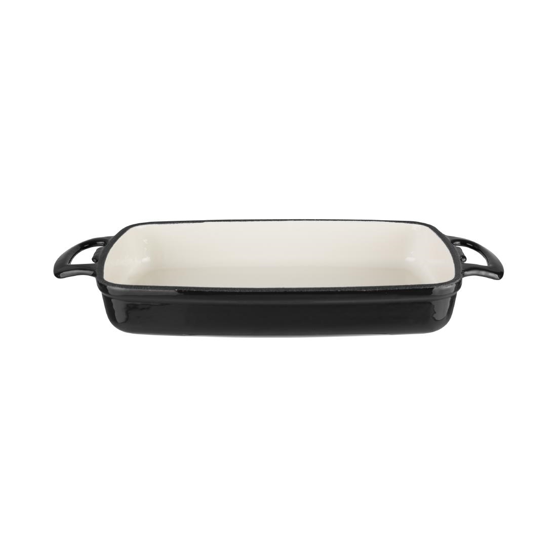 Plat en fonte rectangulaire Vogue noir 2,8L GH324