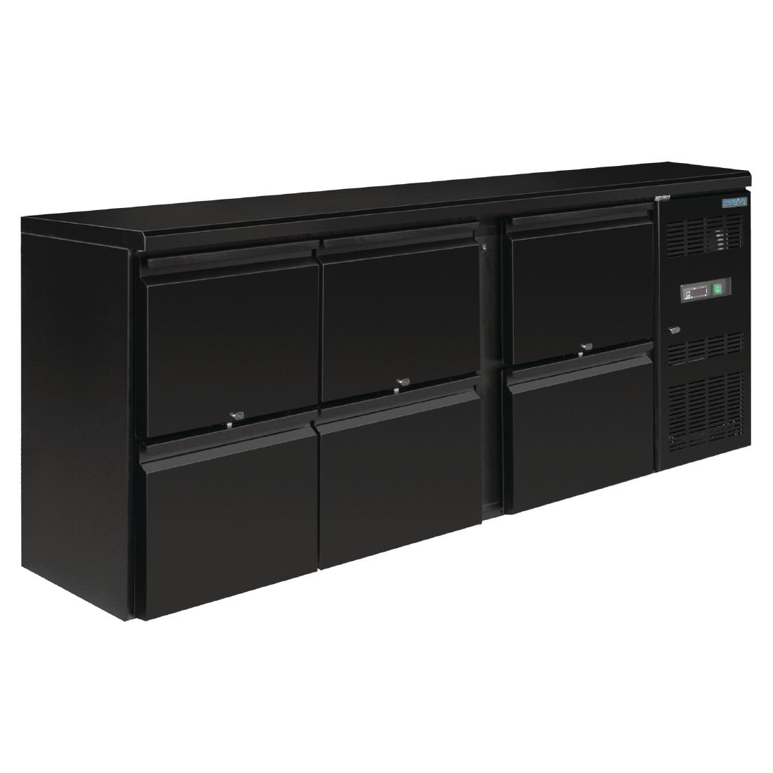 Arrière-bar Polar Série U 6 tiroirs GL187