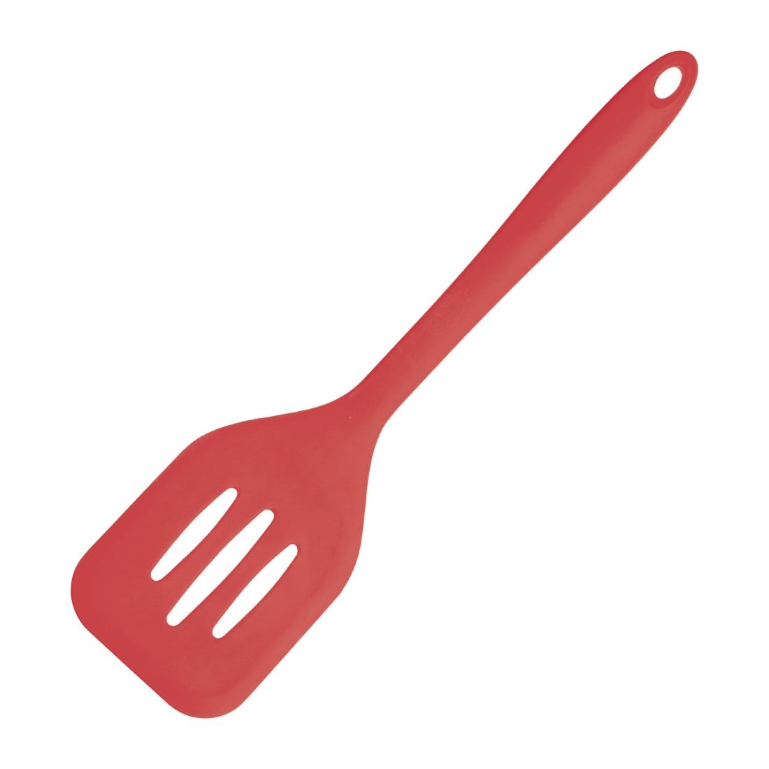 Pelle ajourée flexible en silicone rouge 310mm GL217