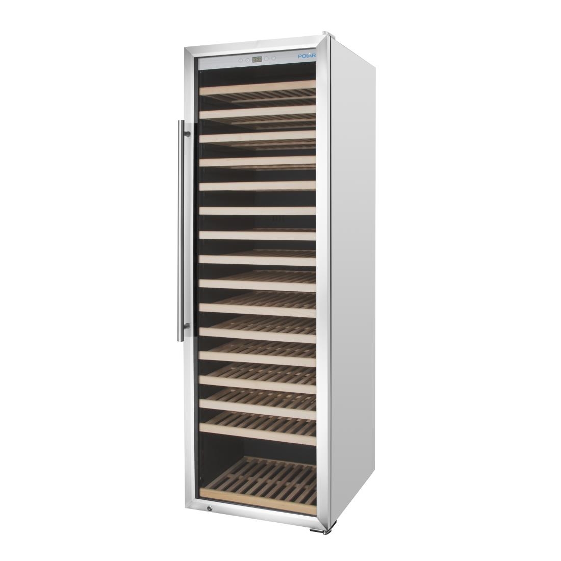 Cave à vin inox une zone Polar Série G 187 bouteilles GM889