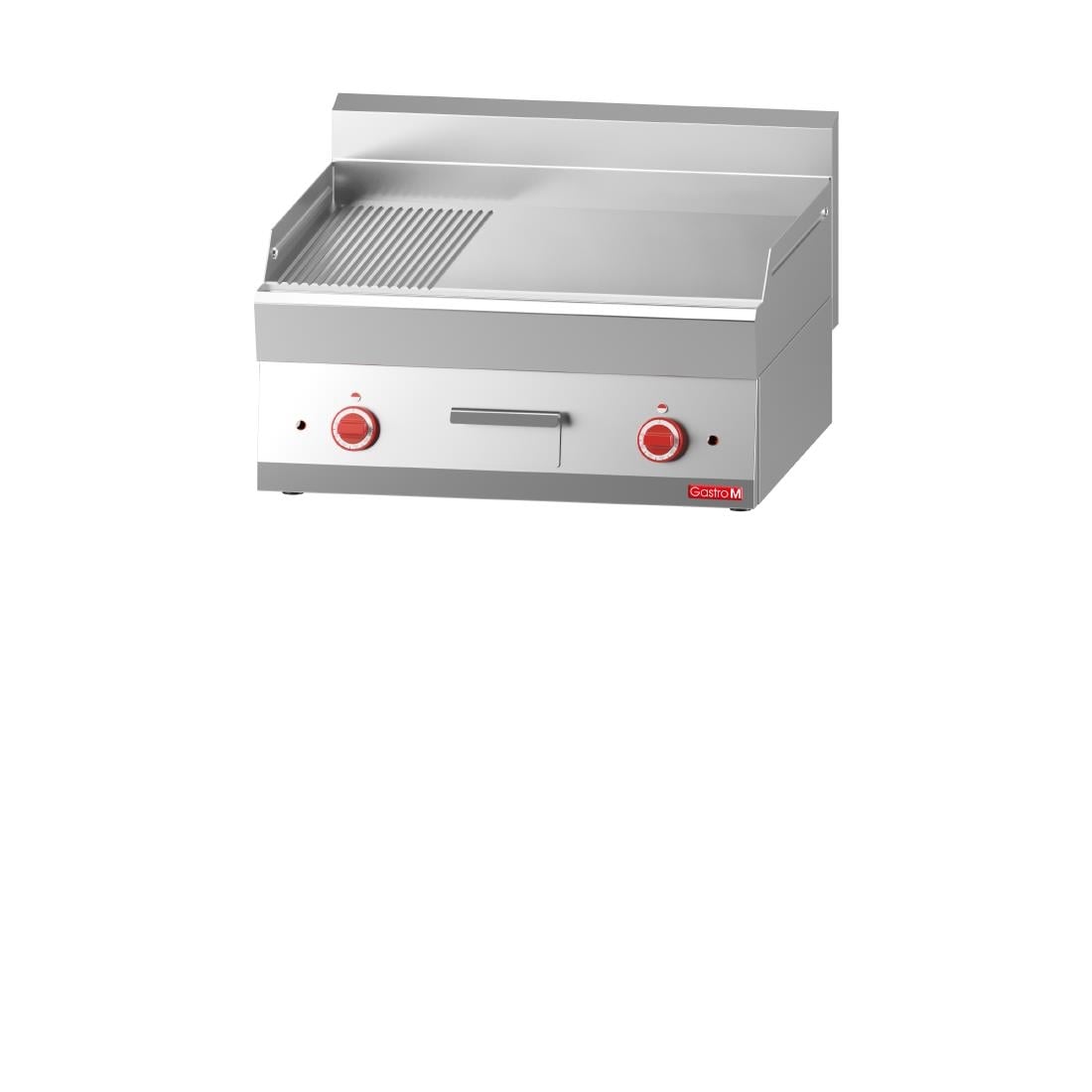 Plancha électrique plaque 2/3 lisse 1/3 rainurée 65/70 FTRE Gastro M 650 GN061