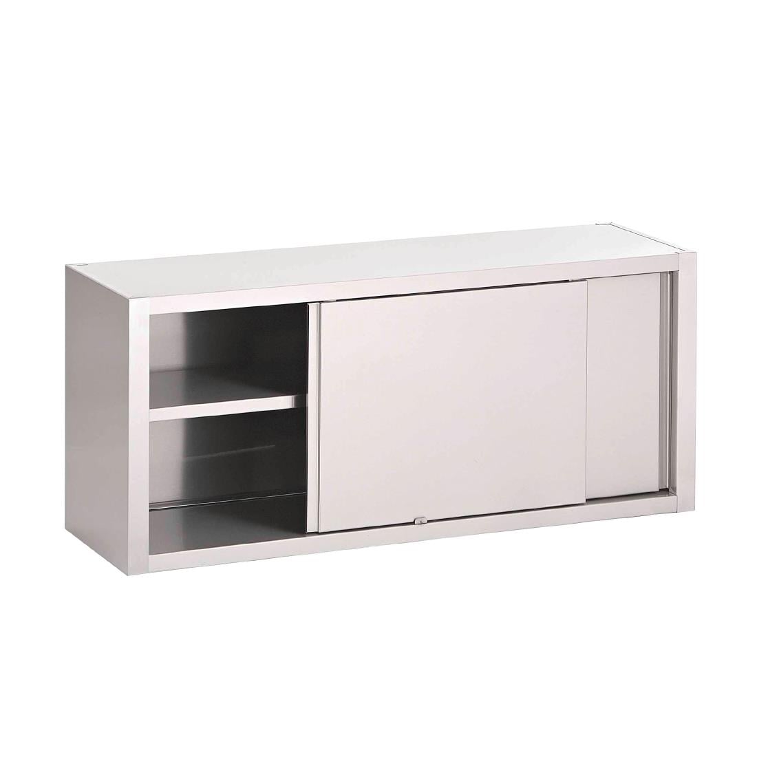 Placard mural inox avec portes coulissantes Gastro M 660 x 1000 x 400mm GN168