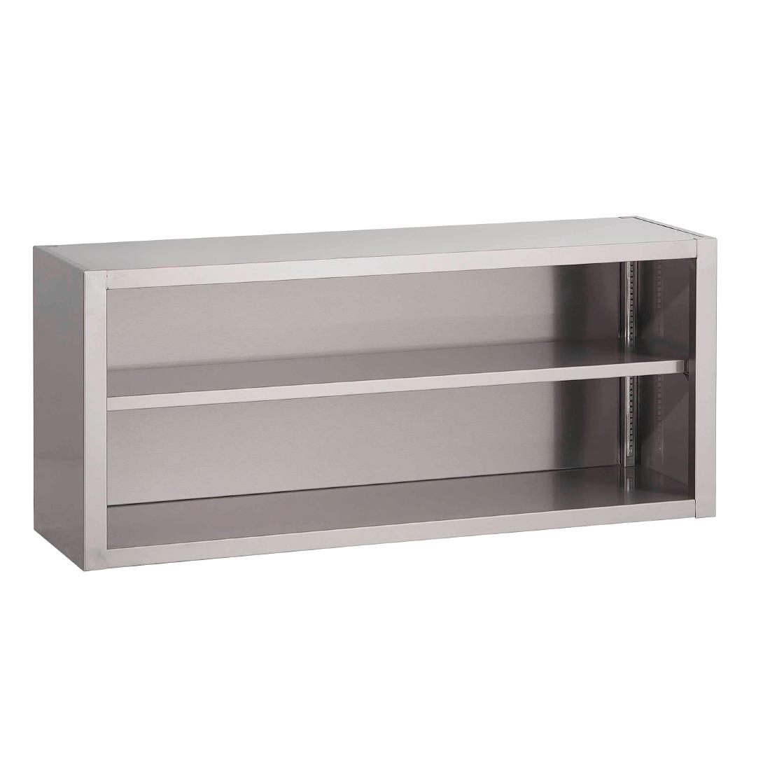 Placard ouvert mural inox Gastro M 800 x 400 x 400mm GN175