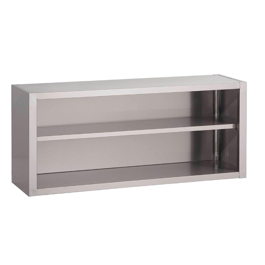 Placard ouvert mural inox Gastro M 800 x 400 x 400mm GN175