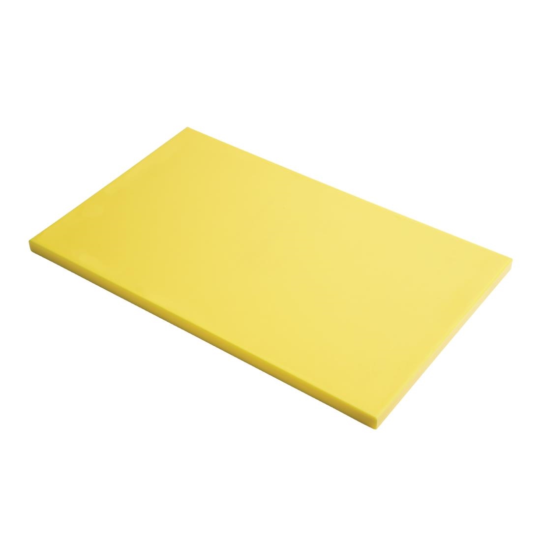Planche à découper GN1/1 en polyéthylène haute densité Gastro M  jaune GN339