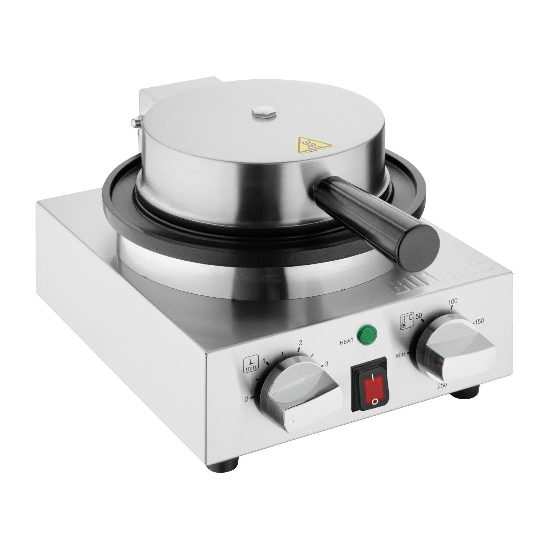 Gaufrier belge rond simple Buffalo HS985