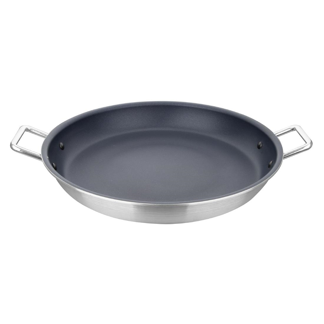 Poêle à paëlla en aluminium antiadhésive Vogue Teflon Platinum Plus 45cm HT991