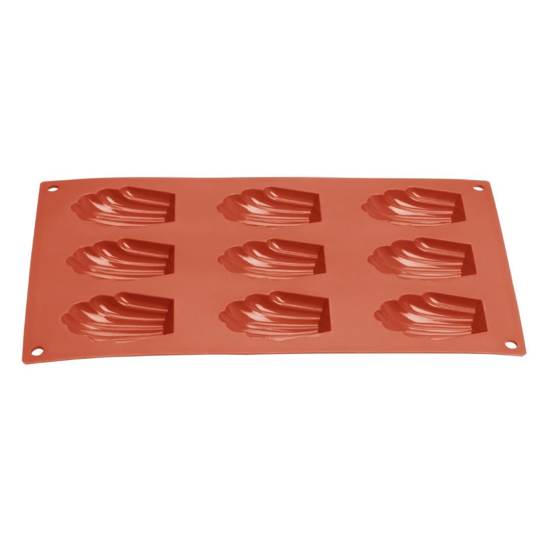 Plaque de 9 moules à madeleine en silicone Vogue JA314