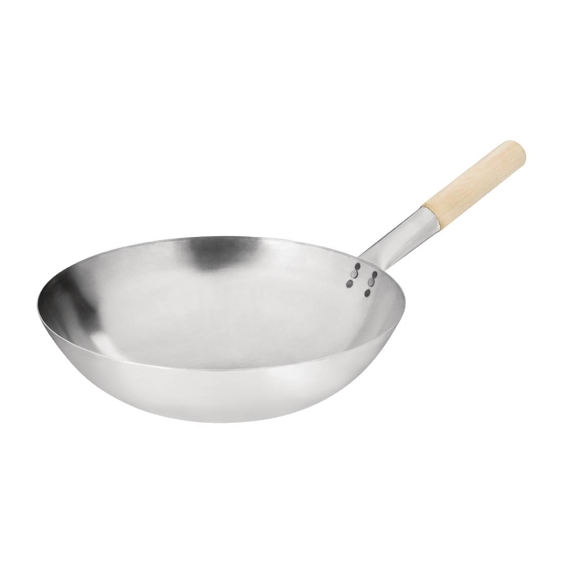 Wok conique en acier doux Vogue 35,6cm K299