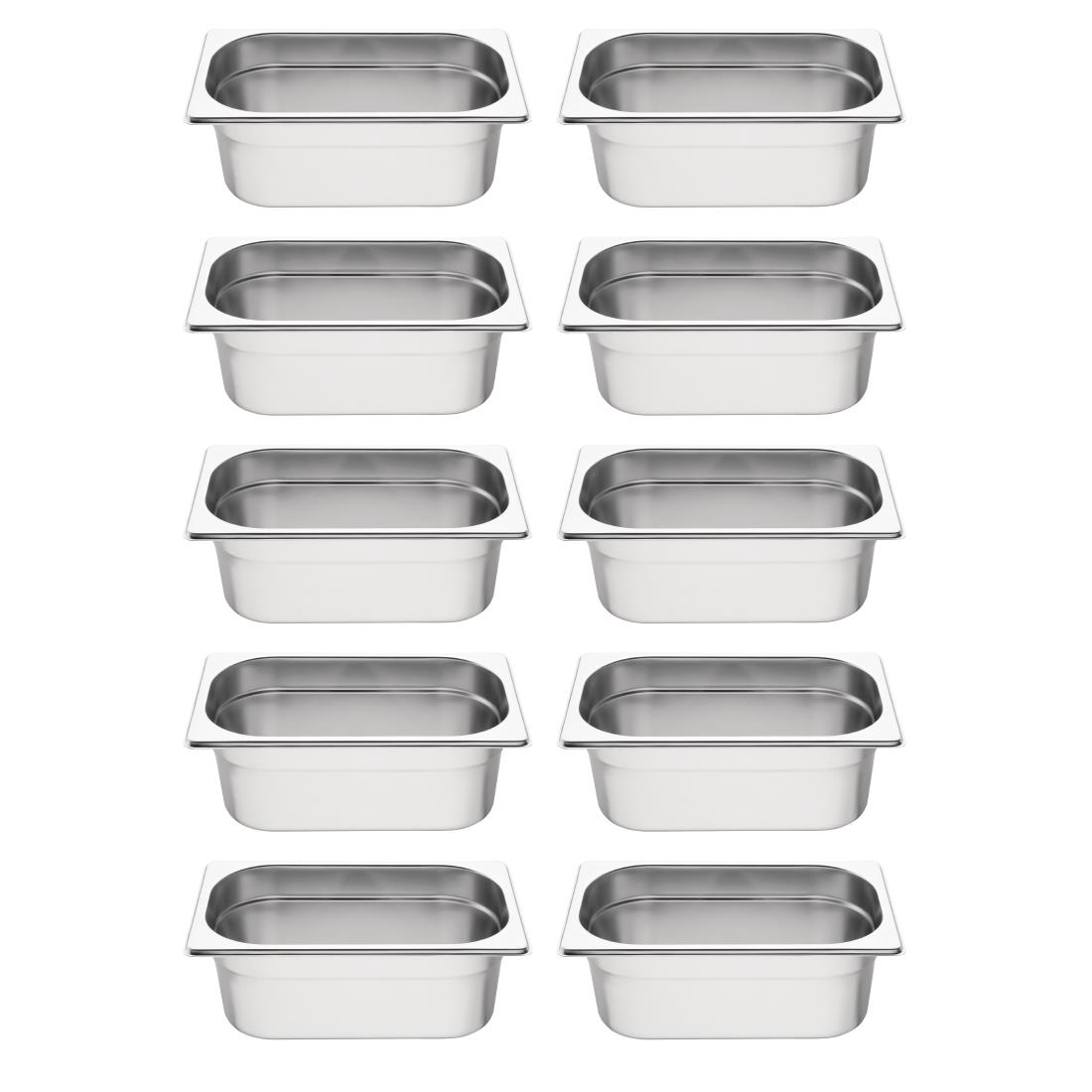 Lot de 10 bacs GN1/4 Vogue S410