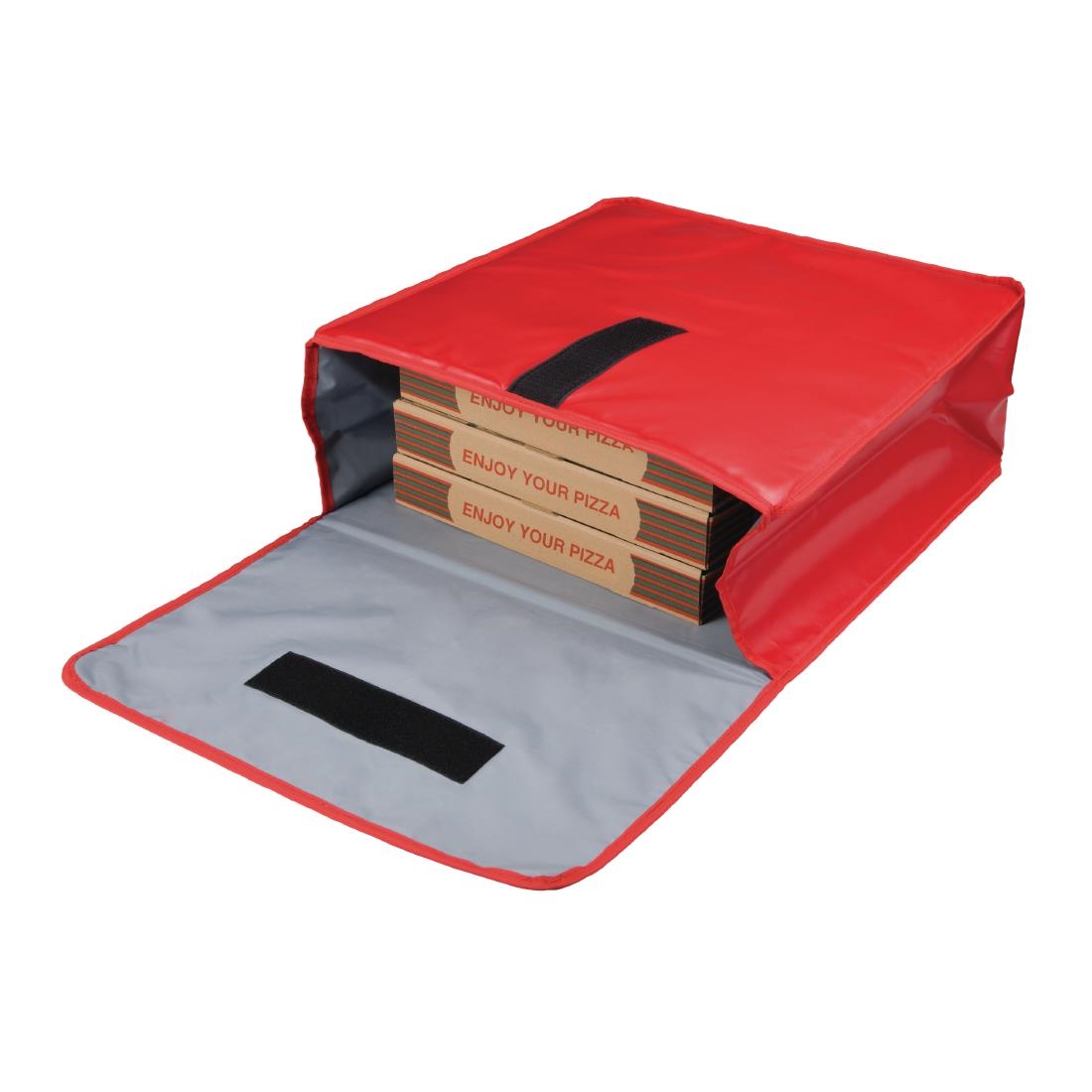 Sac de livraison isotherme pour pizza en vinyle Vogue S482