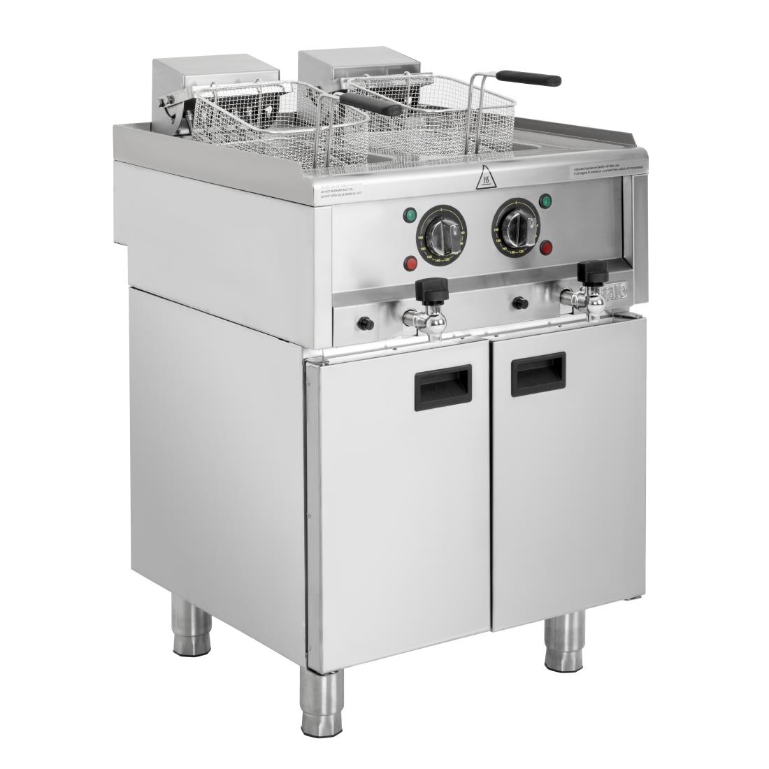 Friteuse électrique double cuve Buffalo Série 600 2x 8L SA782