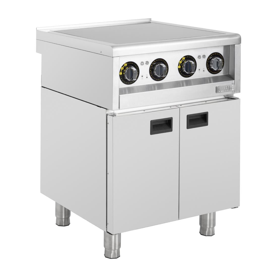 Plaque induction 4 zones sur meuble Buffalo Série 600 2x 3kW SA807