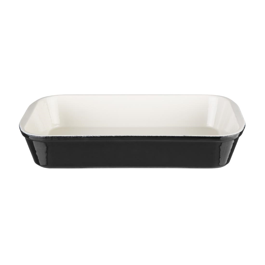 Plat à rôtir en fonte Vogue noir 355 x 220mm U571