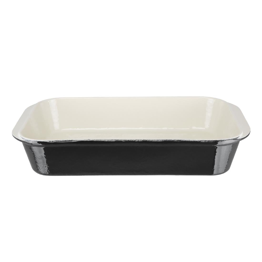 Plat à rôtir en fonte Vogue noir 405 x 250mm U572