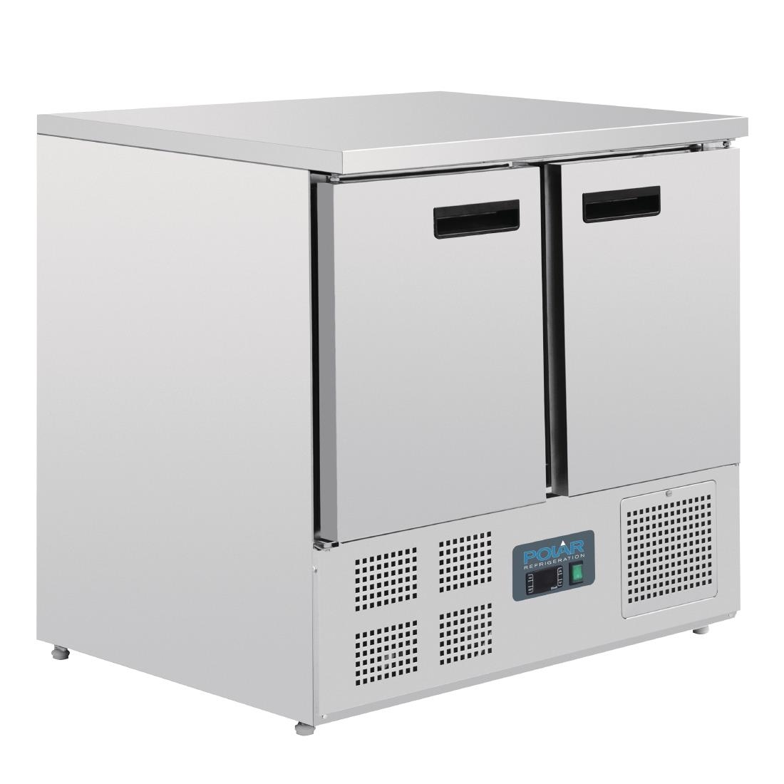 Table réfrigérée positive compacte 2 portes 240L Polar Série G U636