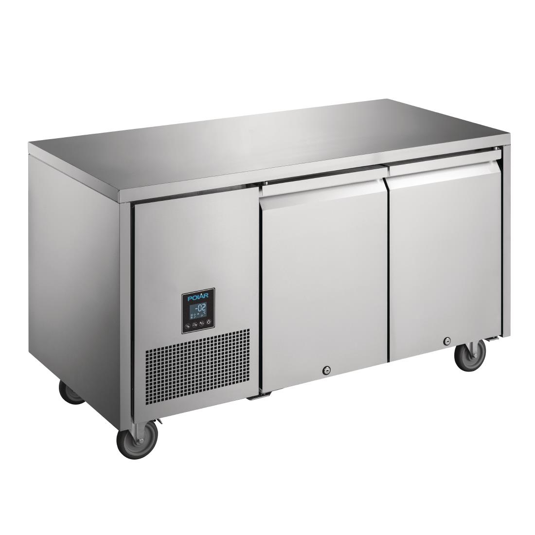 Table réfrigérée positive 2 portes Polar Serie U Premium 267L UA005