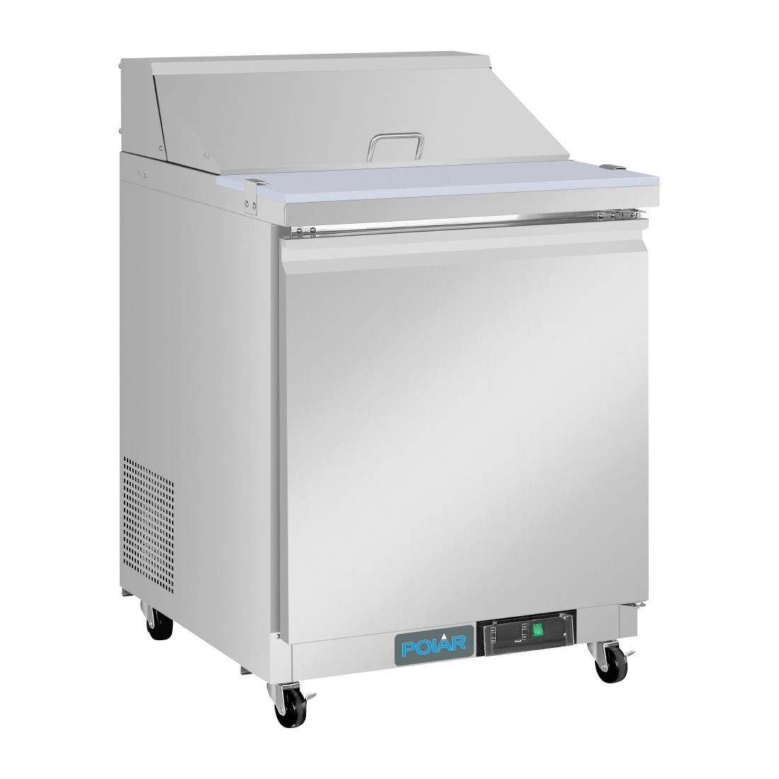 Comptoir de préparation réfrigéré positif 1 porte Polar Série U 154L UA009