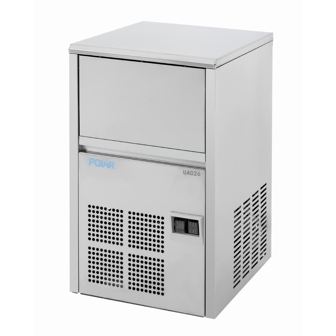 Machine à glaçons gourmet à aspersion Polar Série U 21kg UA026